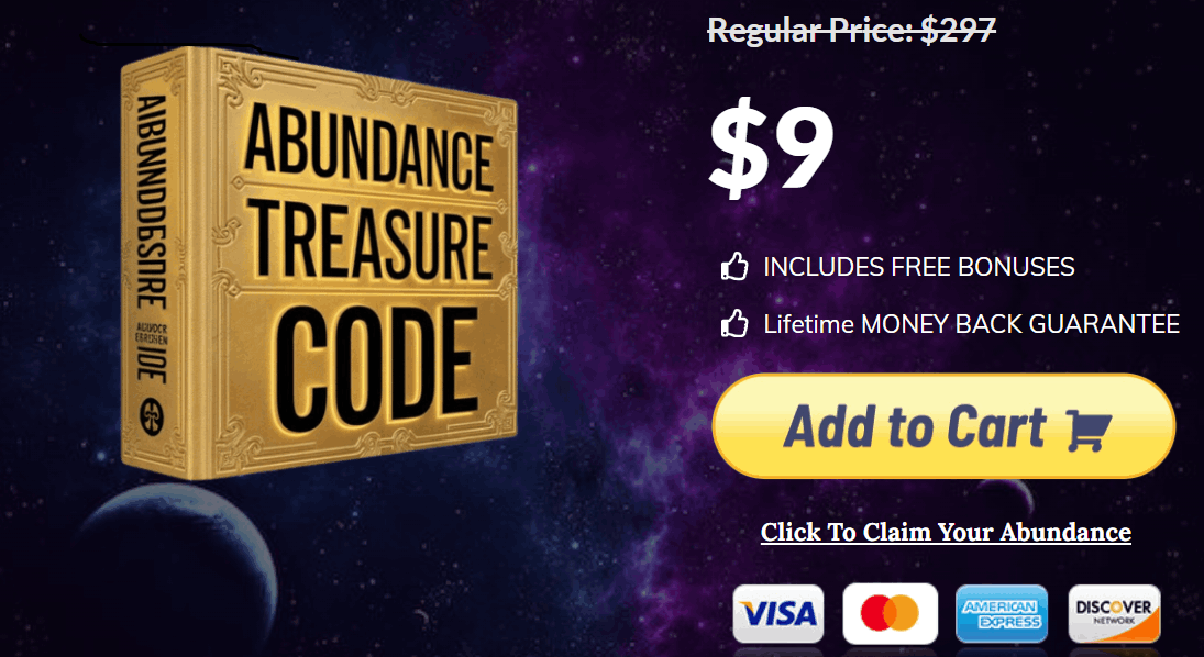 Abundance Treasure Code pricing