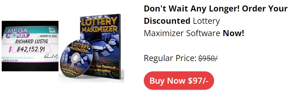 Lottery Maximizer pricing