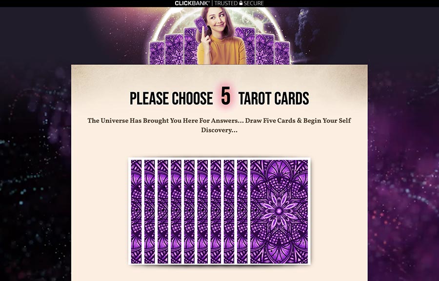 Lucy Tarot: Love & Wealth Tarot Reading Funnel pricing